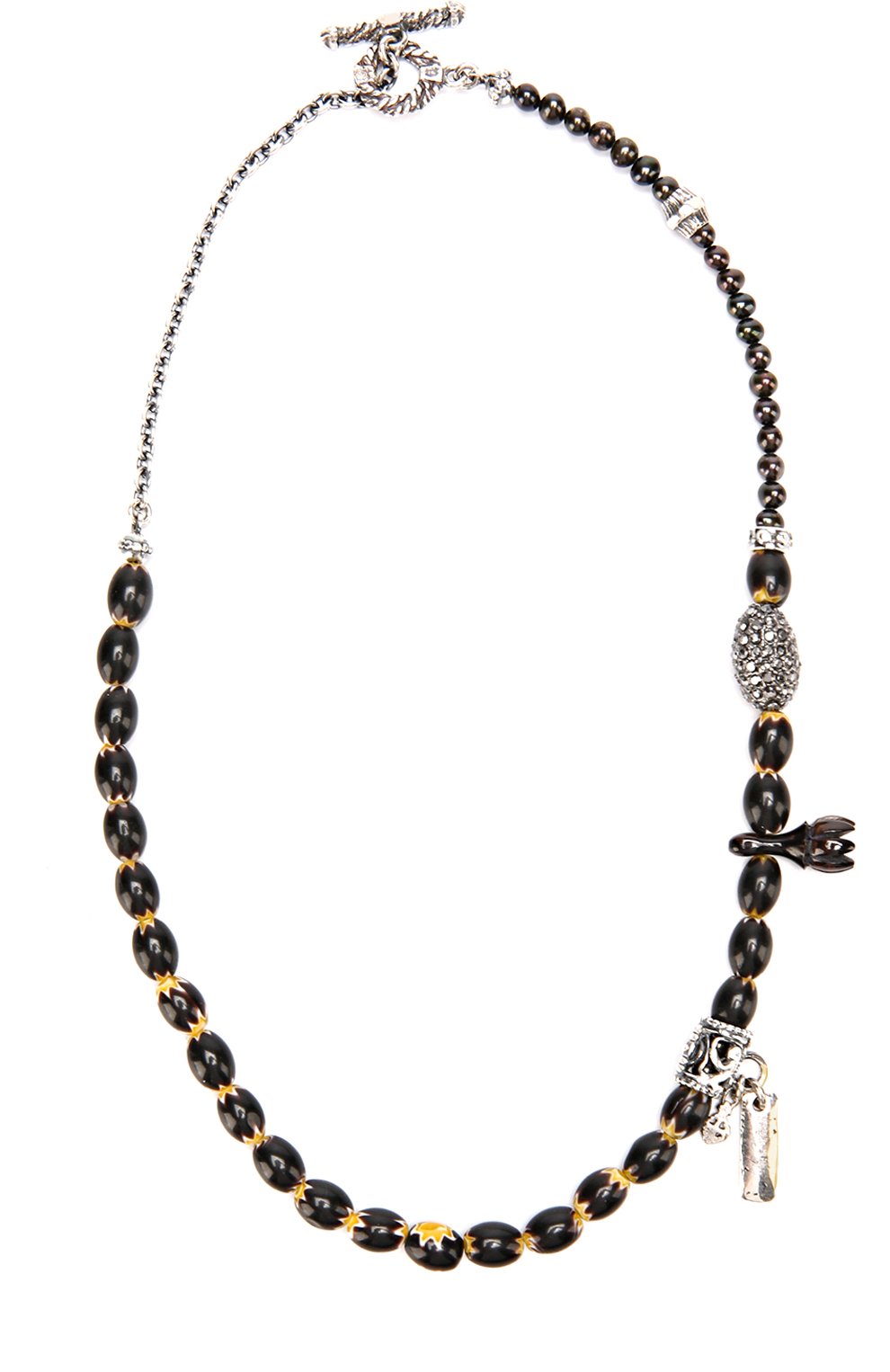 Колье из бусин с подвесками GEM KINGDOM, арт. NK 17A07-S B/M, фото 1