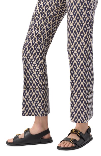 Кожаные сандалии vlogo signature VALENTINO, арт. 6W2S0LK6/BEK, фото 3