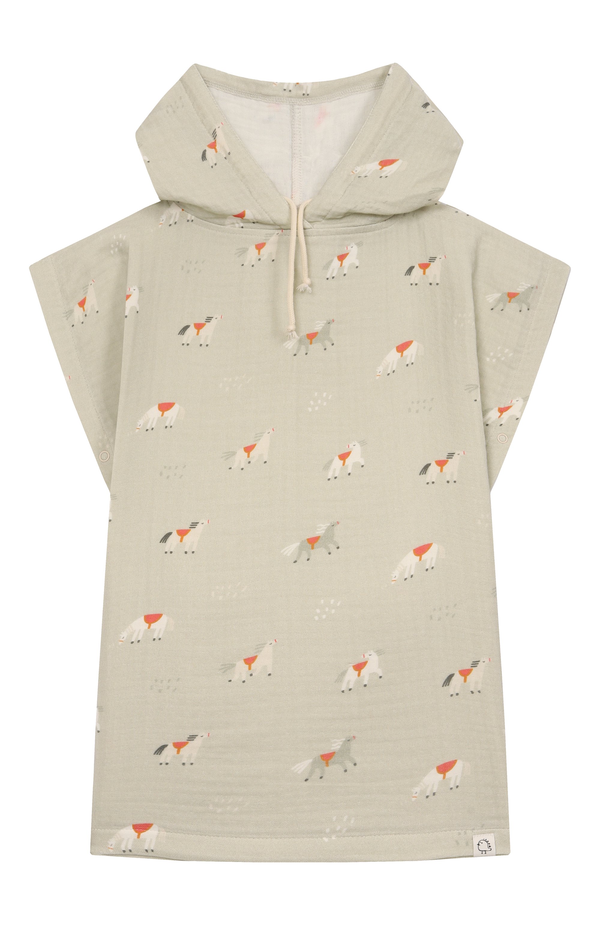 Хлопковое пончо BUBA KIDS, арт. BKPON104-92, фото 1