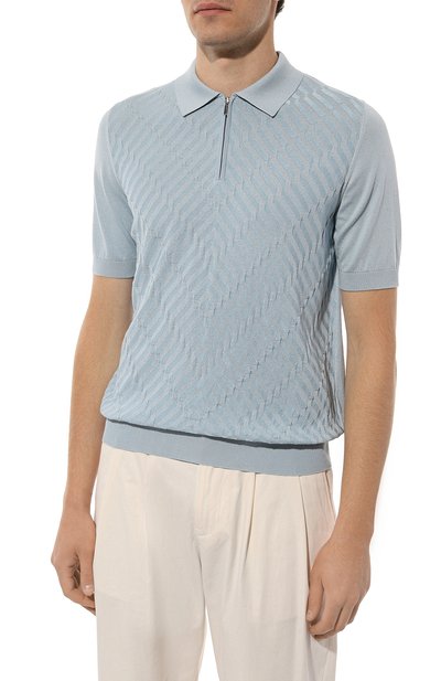 Поло из шелка и хлопка ZILLI, арт. KZP002M0145VVA000, фото 3