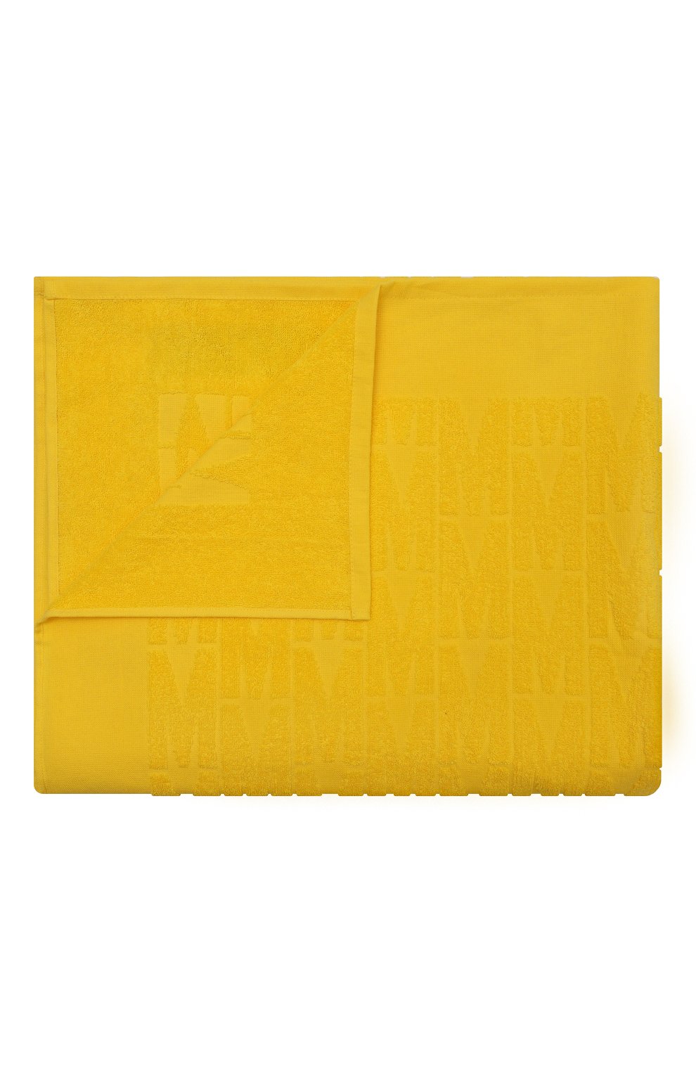Хлопковое полотенце MOSCHINO желтого цвета по цене 13800 руб., арт. A4306/9429, фото 1 Хлопковое полотенце MOSCHINO, арт. A4306/9429, фото 1