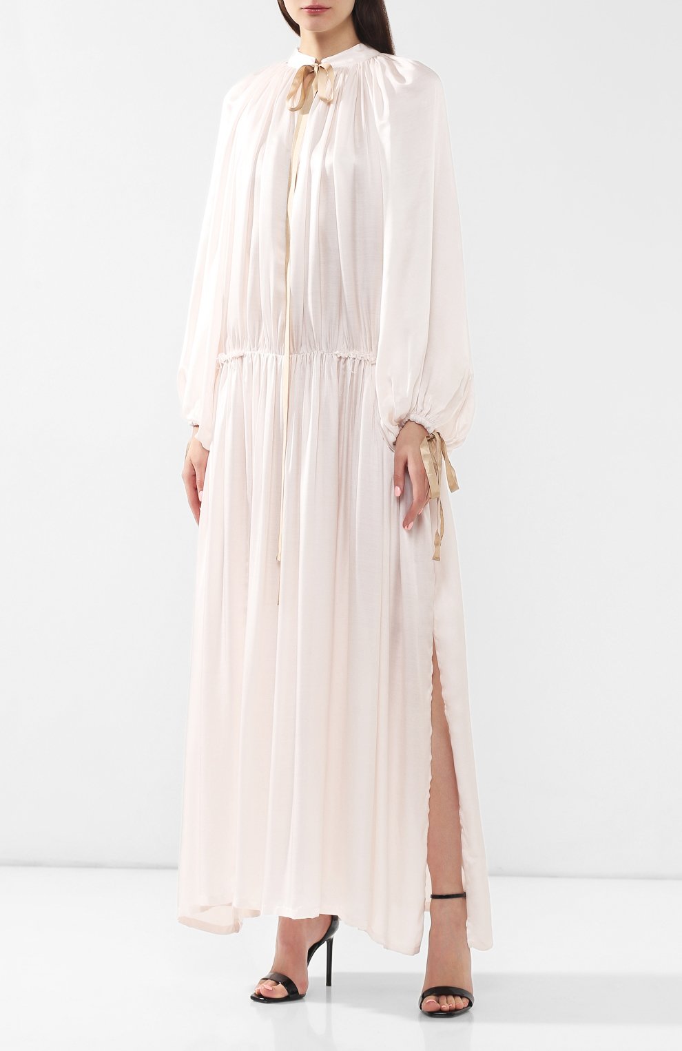 Платье из смеси вискозы и шелка ANN DEMEULEMEESTER, арт. 1901-2302-P-122-032, фото 3