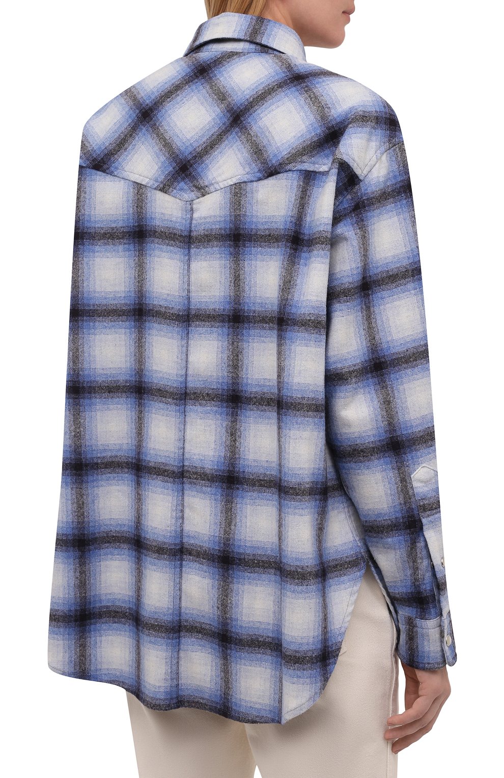 Шерстяная рубашка ISABEL MARANT ETOILE, арт. CH0748-21A012E/MARCELIA, фото 4