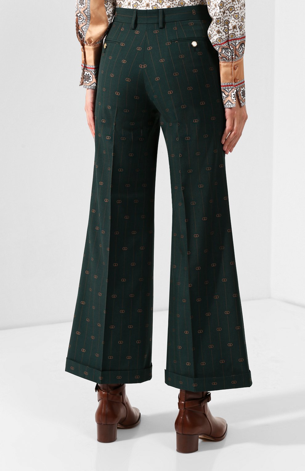 Шерстяные брюки GUCCI, арт. 570604/ZABJ0, фото 4