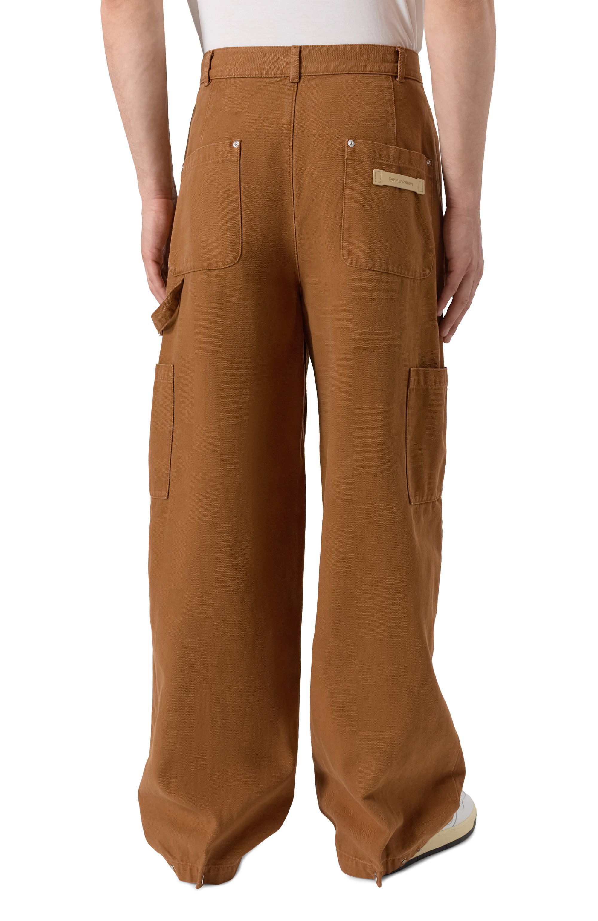 Хлопковые брюки EMPORIO ARMANI, арт. EM001860/AF15513, фото 4