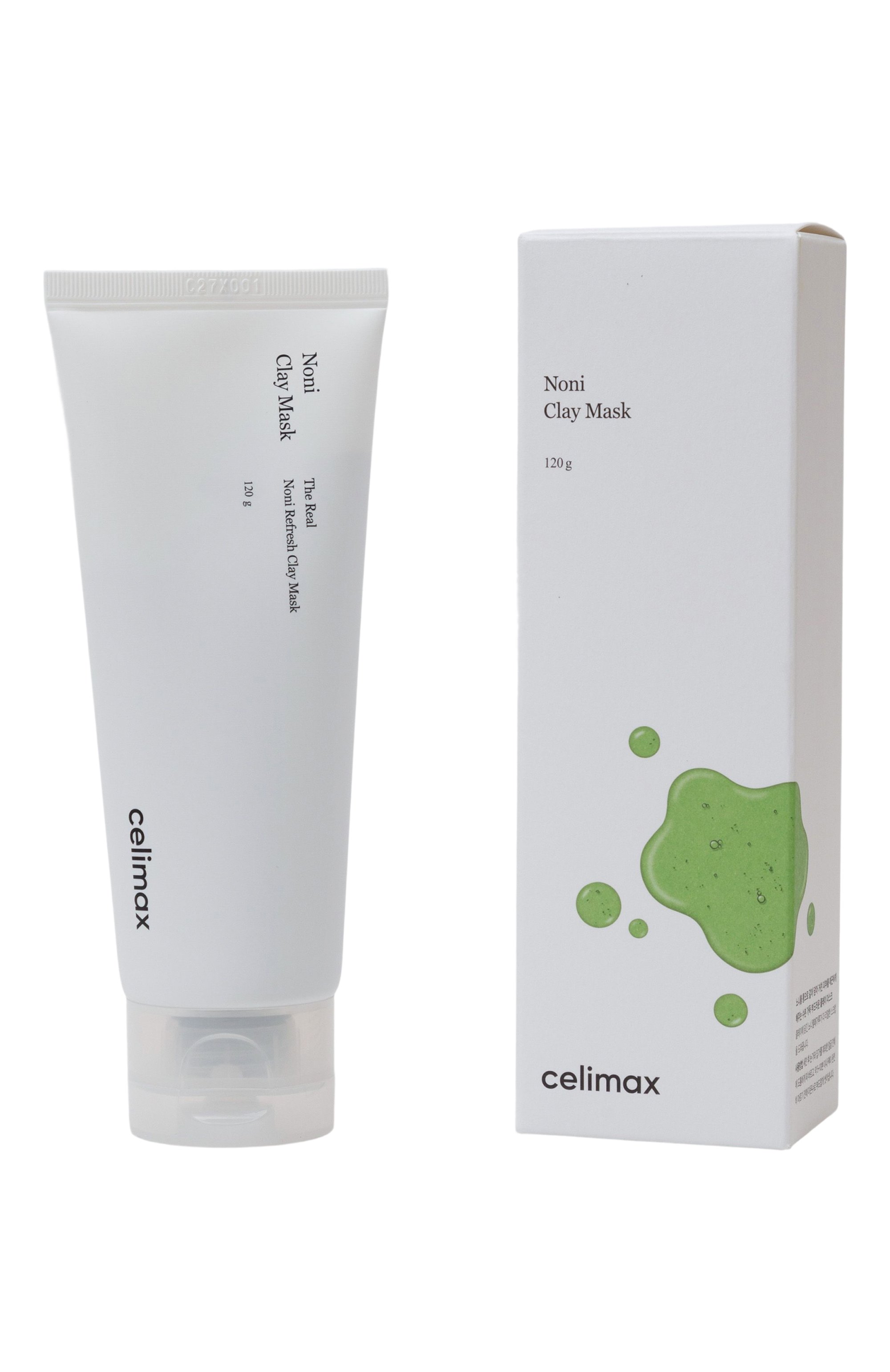 Маска для лица the real noni refresh clay mask (120ml) CELIMAX бесцветного цвета по цене 2090 руб., арт. 8809954940354, фото 2 Маска для лица the real noni refresh clay mask (120ml) CELIMAX, арт. 8809954940354, фото 2