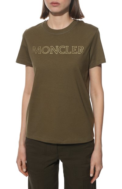 Хлопковая футболка MONCLER, арт. H1-093-8C000-13-829FB, фото 3