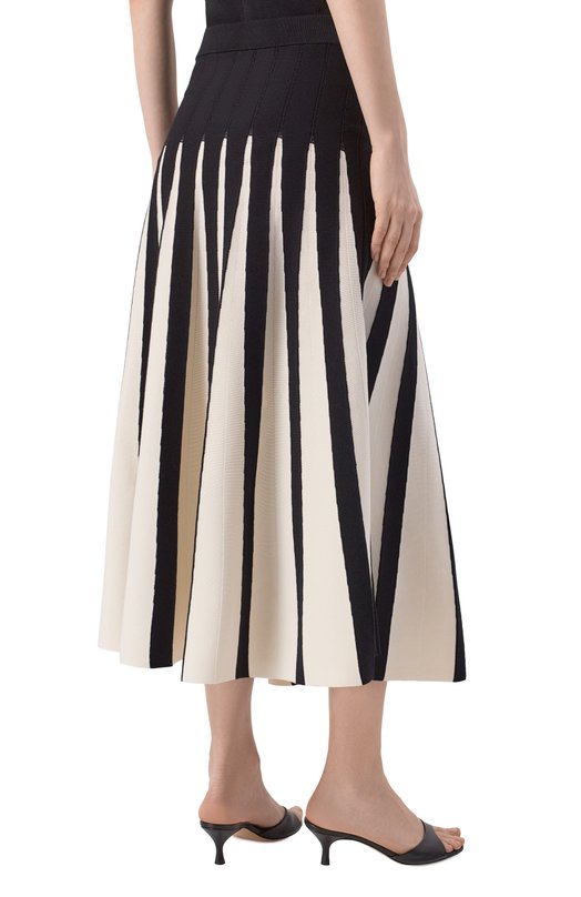 Юбка из вискозы BOSS 50553249 Чёрно-белый  50553249 Фото 4