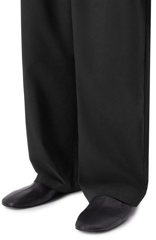 Кожаные сабо Dries Van Noten 021734/0108 Чёрный  021734/0108 Фото 3