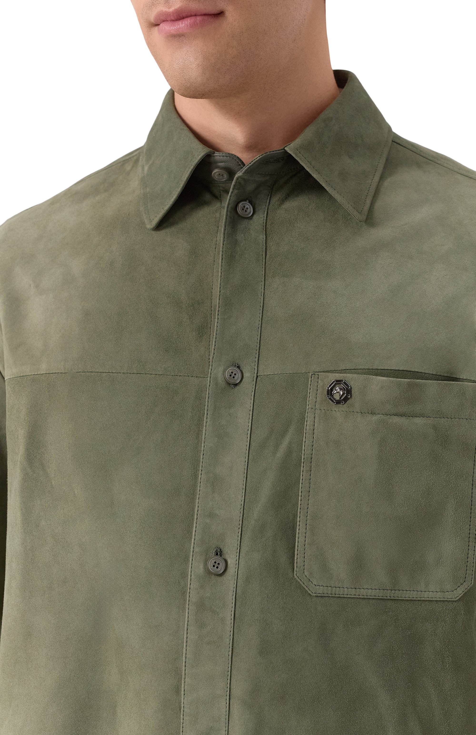 Замшевая куртка-рубашка STEFANO RICCI, арт. M7J5100283/SUESN4, фото 5