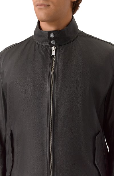 Кожаный бомбер BOSS, арт. 50543899, фото 5