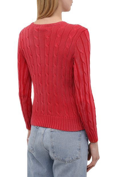 Хлопковый пуловер POLO RALPH LAUREN, арт. 211580009, фото 4