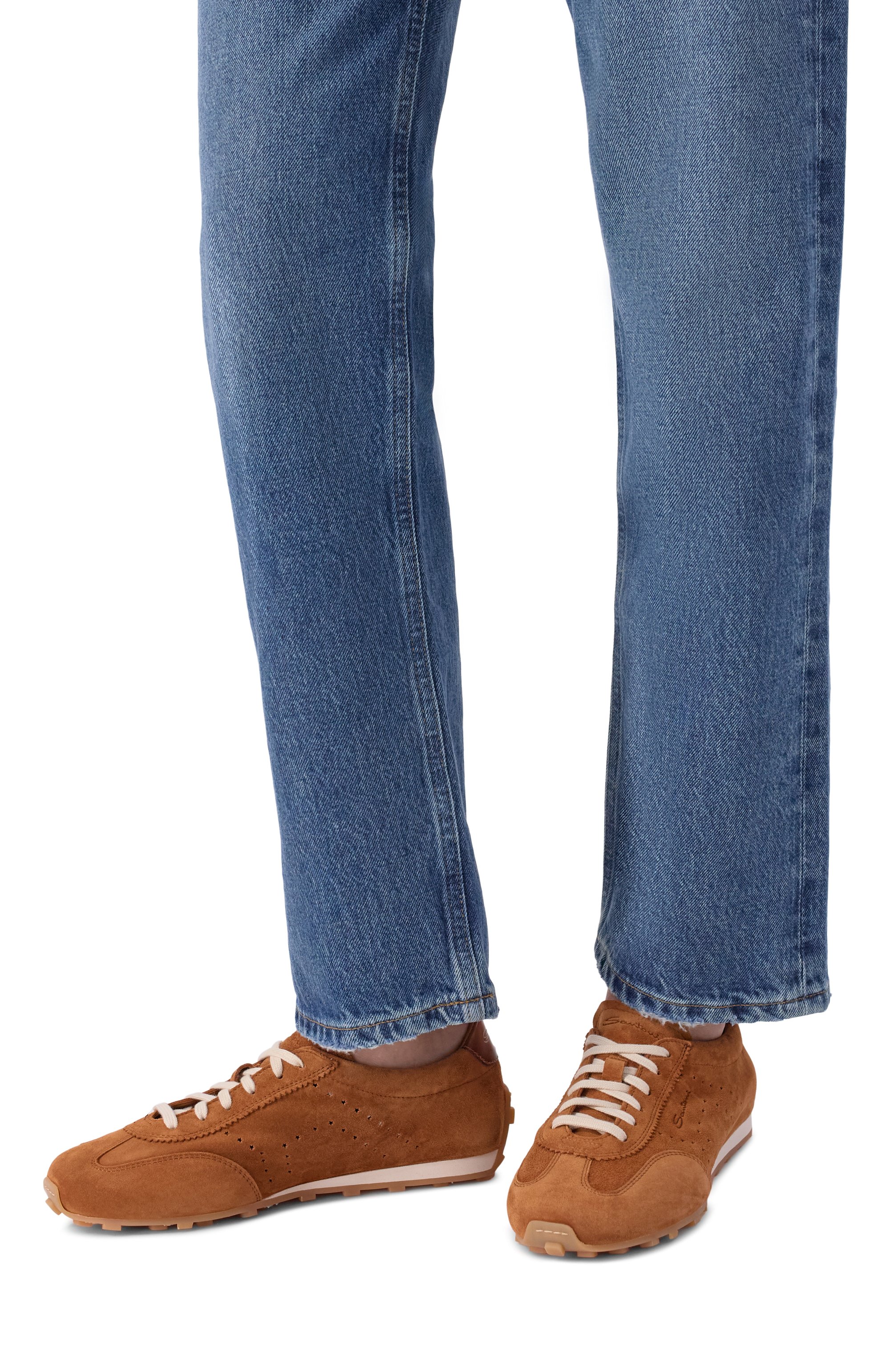 Замшевые кроссовки SANTONI, арт. WBGG61356BIFTTKR, фото 2