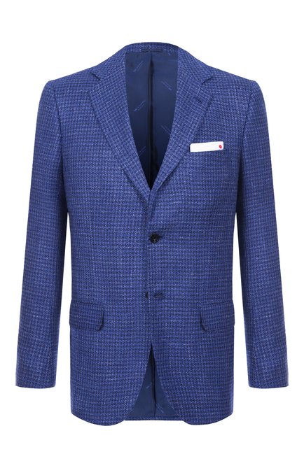 Мужской пиджак из шерсти и кашемира KITON, арт. UG81K0639E01