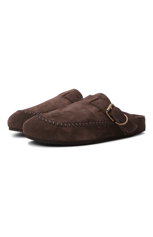 Замшевые сабо Buttero B11940G0RH-UG Коричневый B11940G0RH-UG