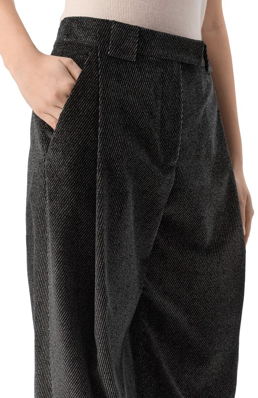Вельветовые брюки Emporio Armani EW002650/TE16728 Серый  EW002650/TE16728 Фото 5