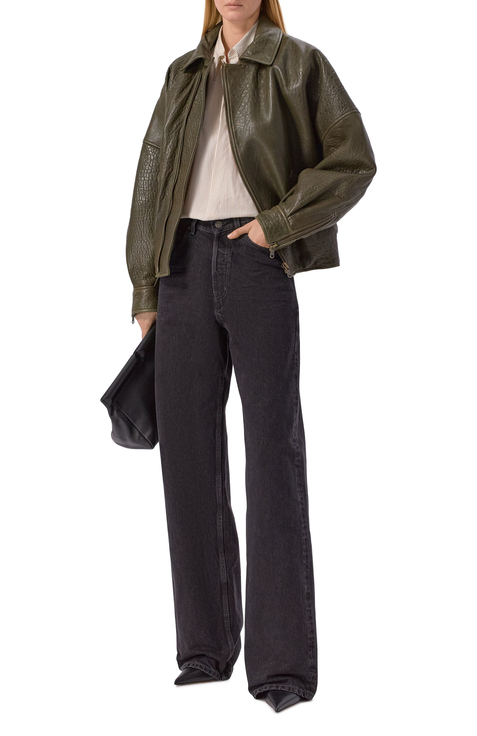 Утепленная кожаная куртка PETAR PETROV, арт. S26LJ2, фото 2