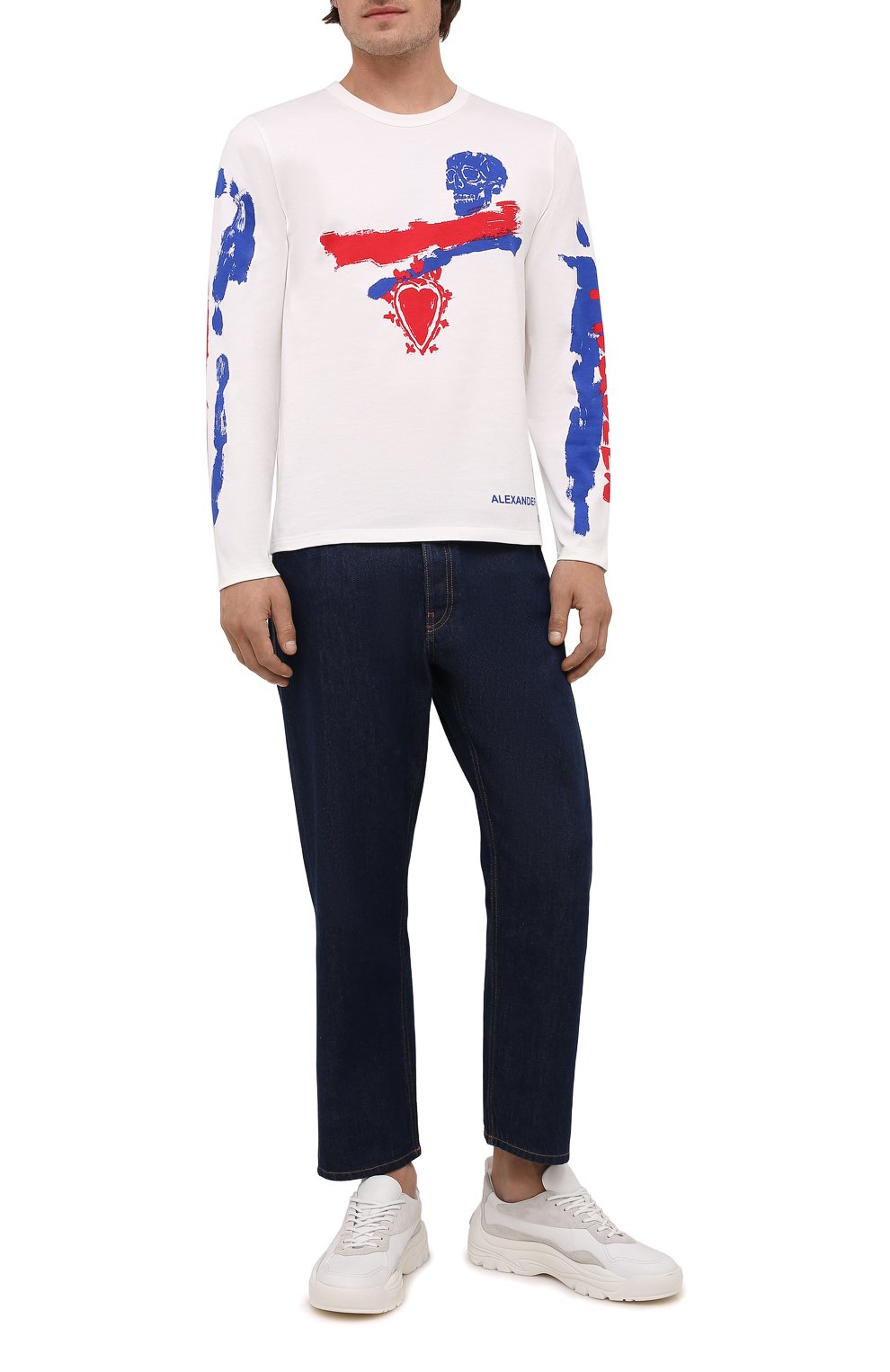 Хлопковый лонгслив ALEXANDER MCQUEEN, арт. 666621/QRZ97, фото 2