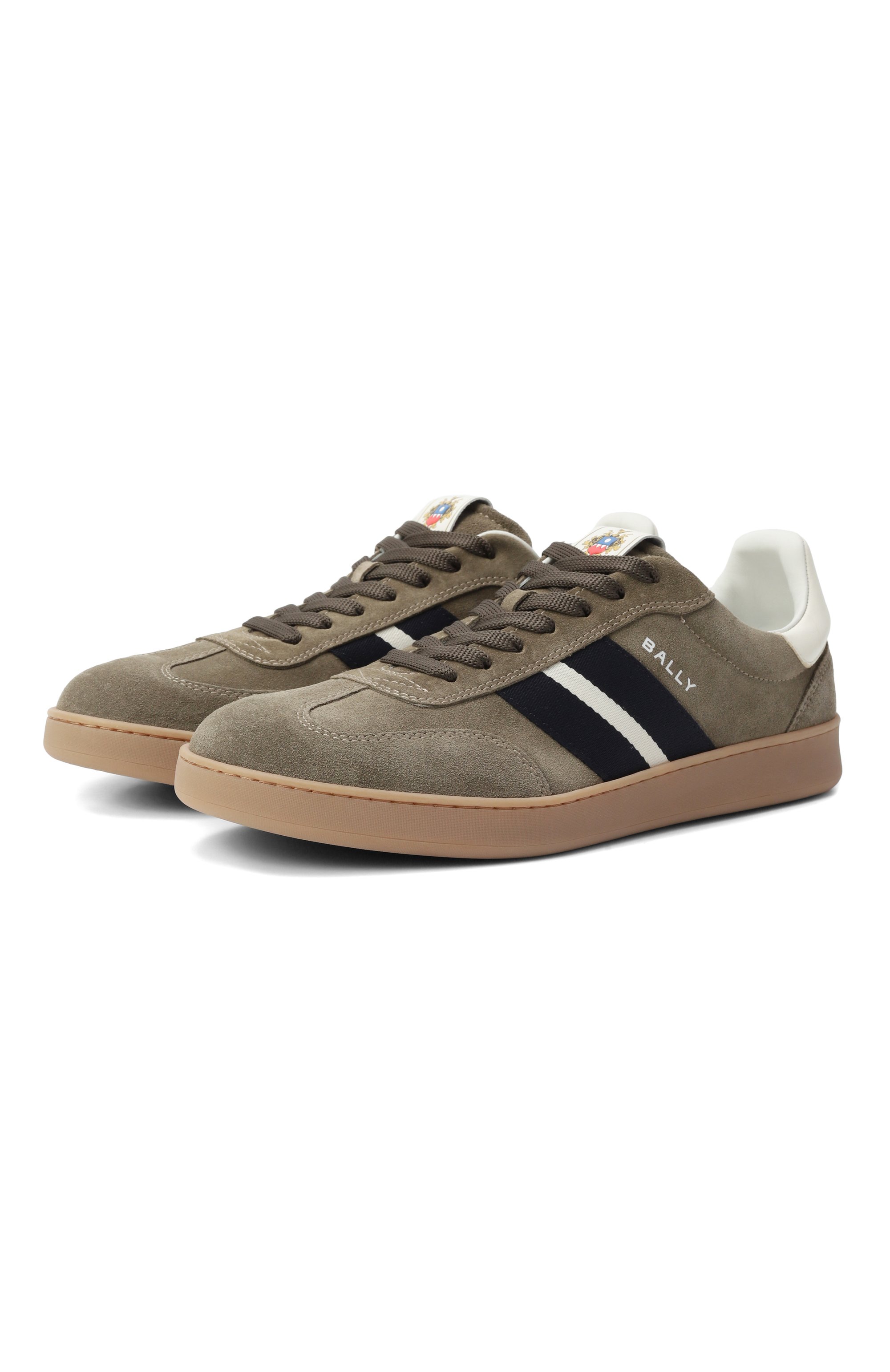 Замшевые кеды retro crest BALLY, арт. MSK0F7/SU005, фото 1