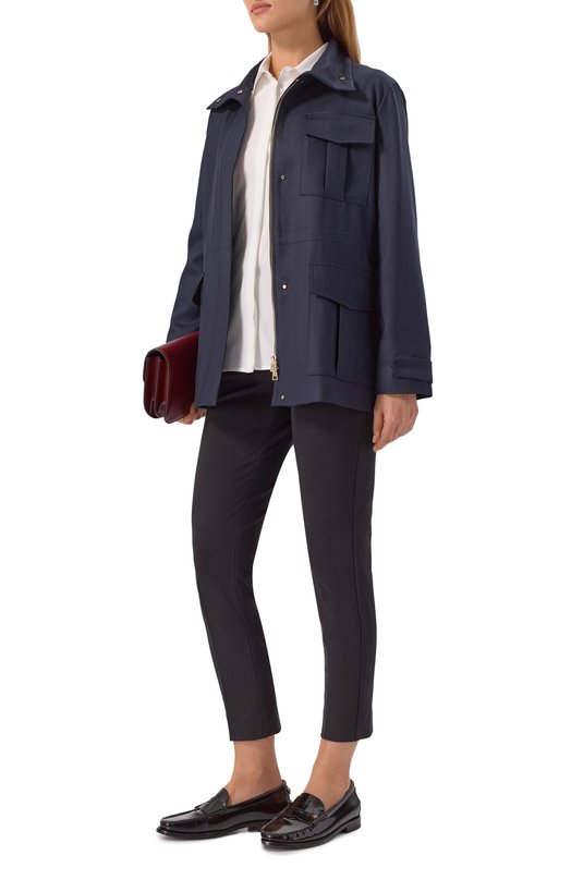 Брюки из вискозы Max Mara PEGN0 Чёрный  PEGN0 Фото 2