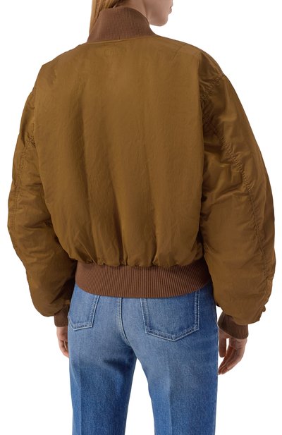 Бомбер CHLOÉ светло-коричневого цвета по цене 299500 руб., арт. CH25AVE16113, фото 4 Бомбер CHLOÉ, арт. CH25AVE16113, фото 4