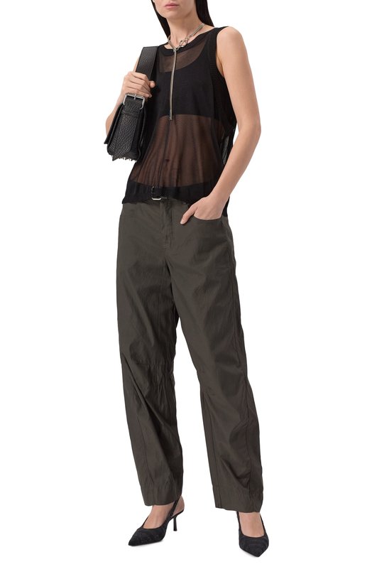 Топ из вискозы Isabel Benenato DK913S25 Чёрный  DK913S25 Фото 2
