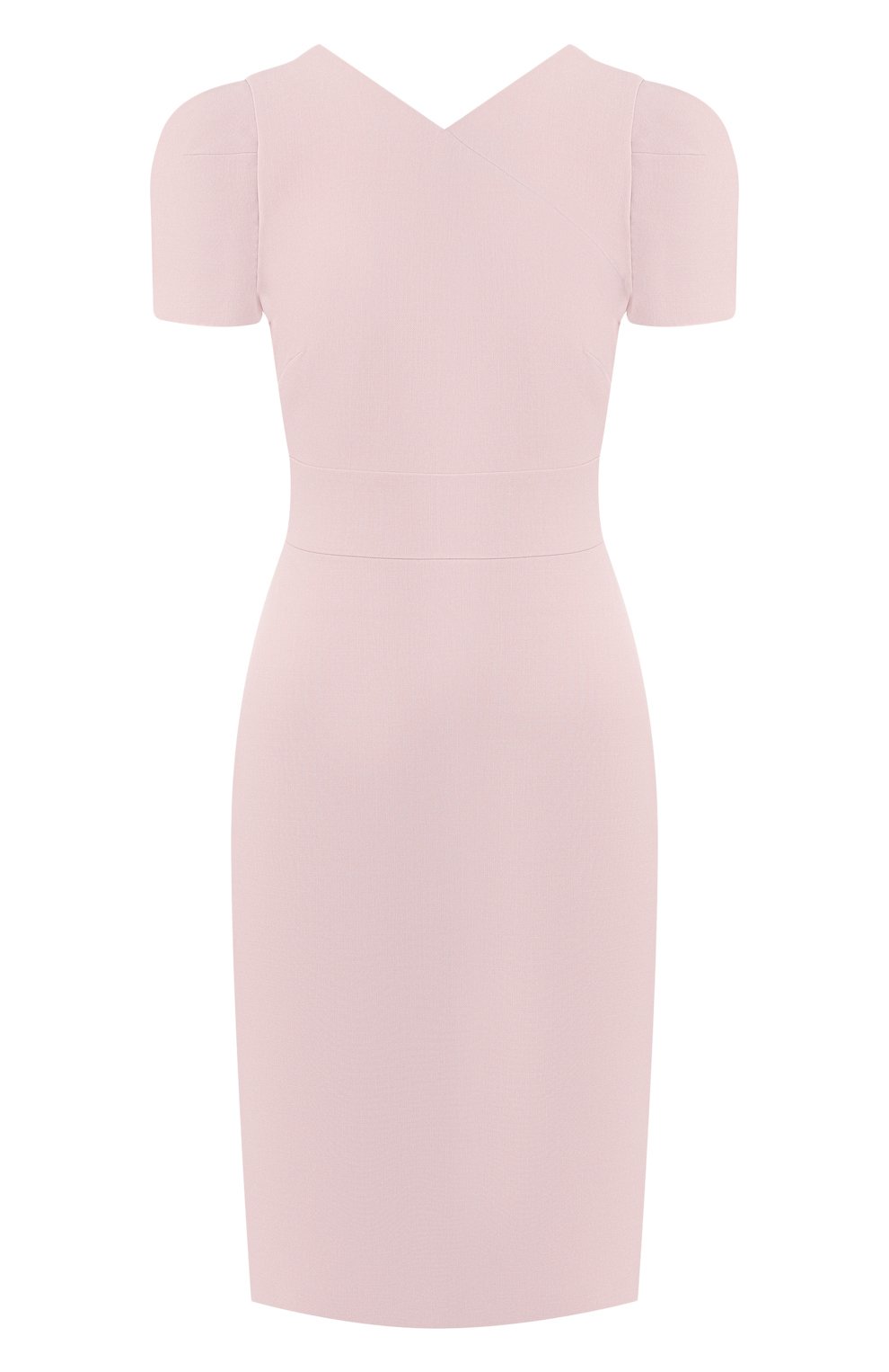 Шерстяное платье GIORGIO ARMANI розового цвета по цене 199500 руб., арт. 9SHVA01S/T001T, фото 1 Шерстяное платье GIORGIO ARMANI, арт. 9SHVA01S/T001T, фото 1