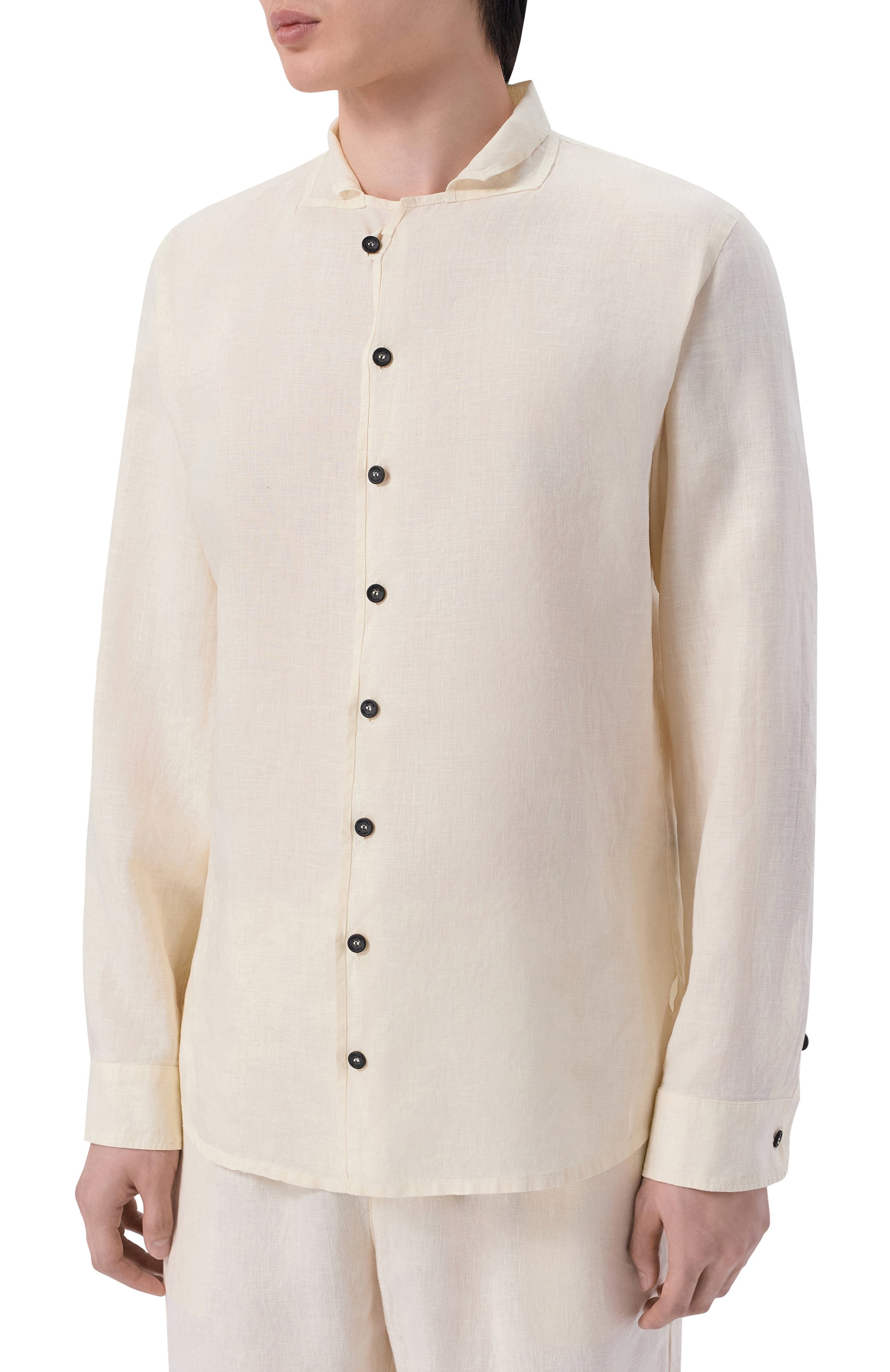 Льняная рубашка HANNES ROETHER, арт. ES29RA.601, фото 3