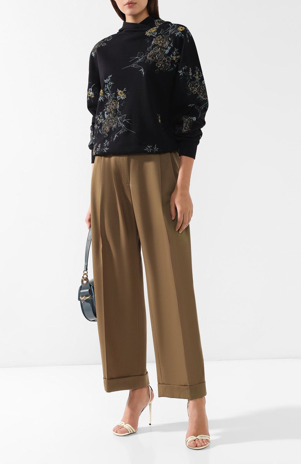 Хлопковый пуловер DRIES VAN NOTEN, арт. 191-11161-7617, фото 2