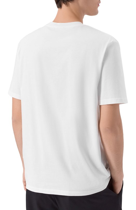 Хлопковая футболка Balmain FH0EG000/GF33 Белый  FH0EG000/GF33 Фото 4