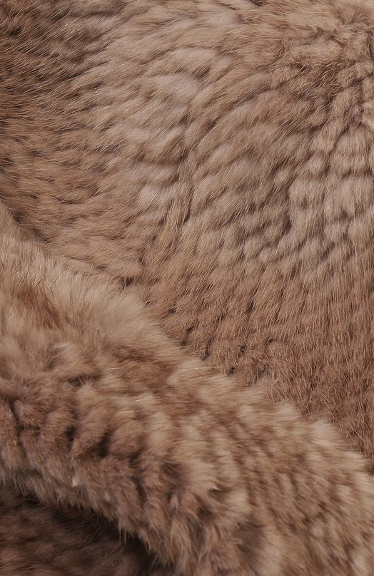 Меховая шапка из норки VICTORIA KUSENKOVA 051950033202 Коричневый  051950033202 Фото 4