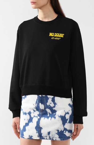 Хлопковый свитшот OFF-WHITE, арт. 0WBA026R190030471088, фото 3