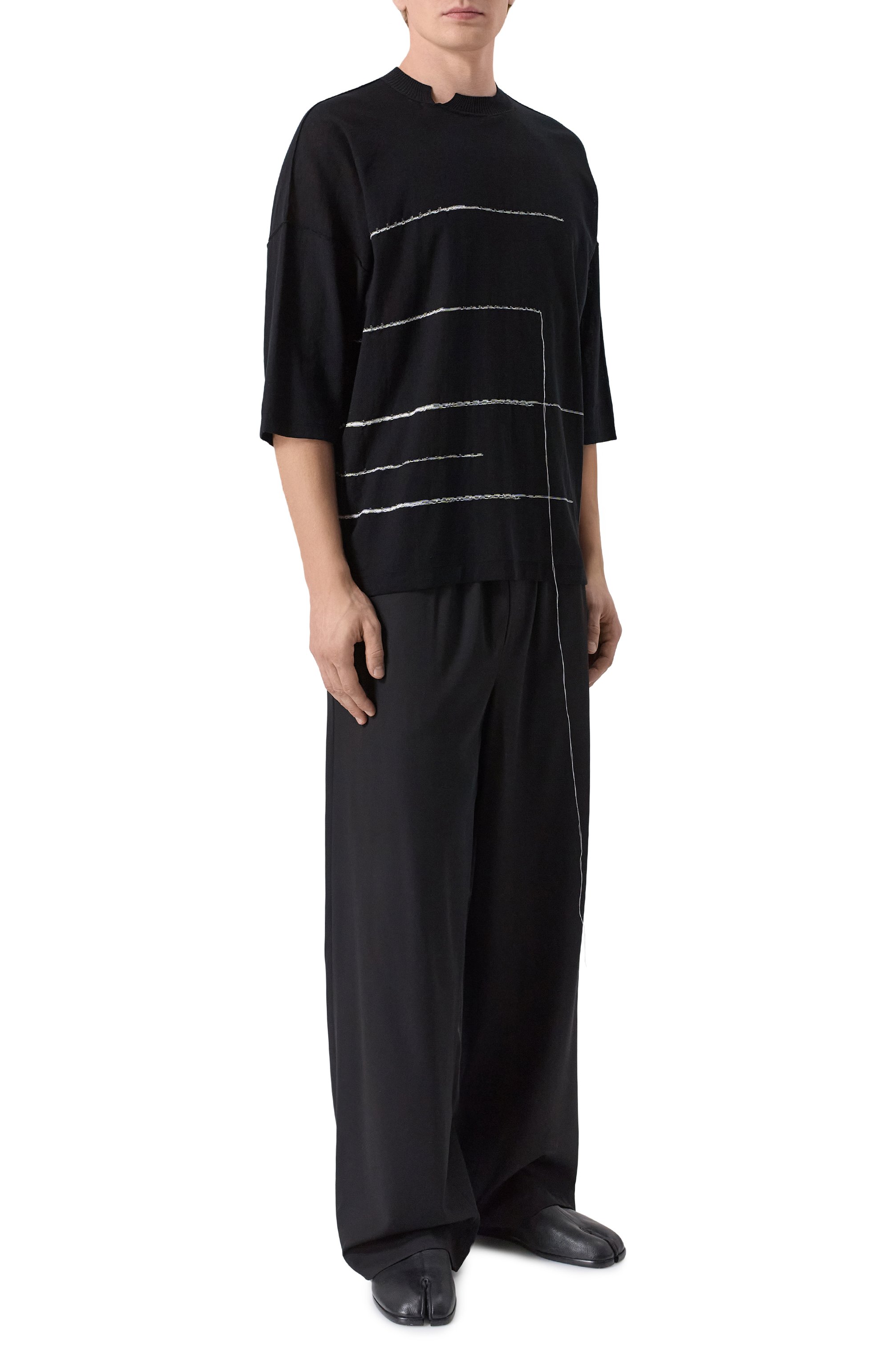 Хлопковый джемпер ISABEL BENENATO, арт. UK66S26, фото 3