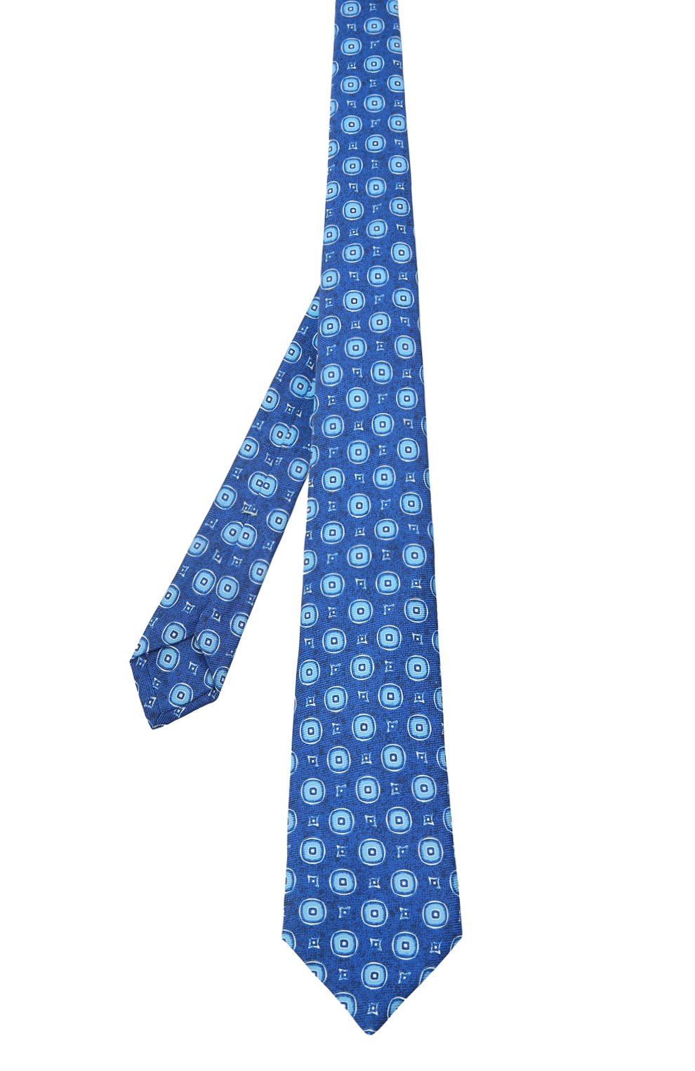 Шелковый галстук KITON синего цвета по цене 27850 руб., арт. UCRVKLC06G66, фото 2 Шелковый галстук KITON, арт. UCRVKLC06G66, фото 2