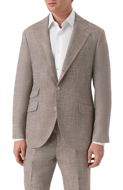 Костюм из шелка и льна BRUNELLO CUCINELLI, арт. MR476LDWH, фото 3