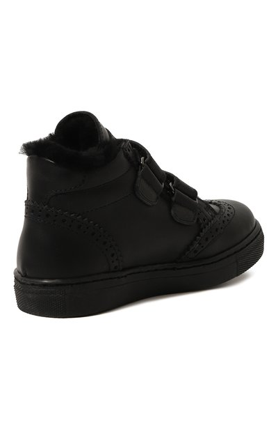 Высокие кеды из кожи GALLUCCI, арт. J01550BM, фото 3