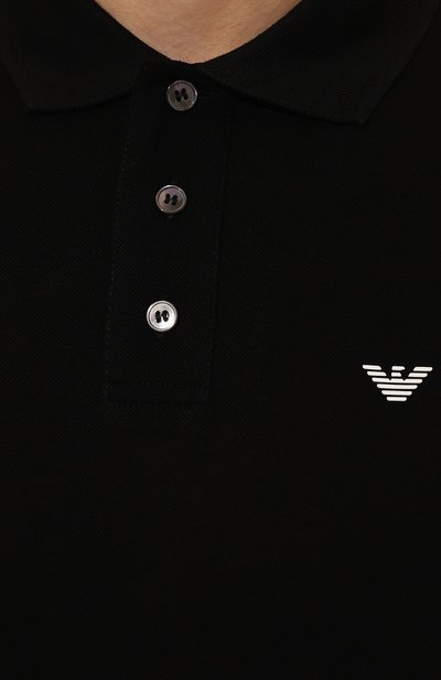 Хлопковое поло EMPORIO ARMANI, арт. 8N1FQ2/1JTKZ, фото 5