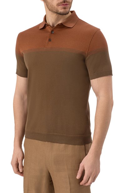 Хлопковое поло CORNELIANI, арт. 25G526-2525002, фото 3