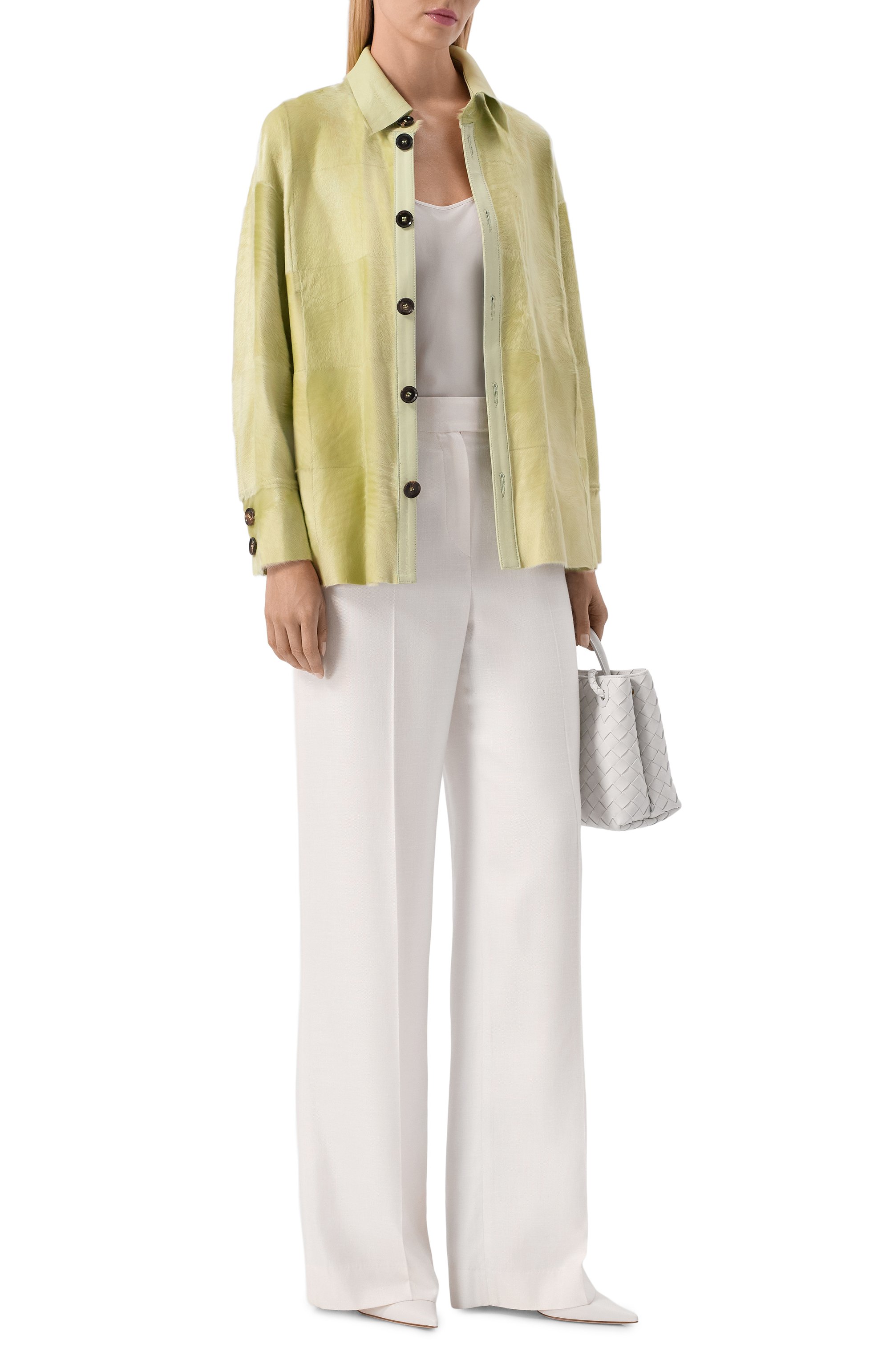 Куртка-рубашка из овчины KITON, арт. D61583K0921H, фото 2