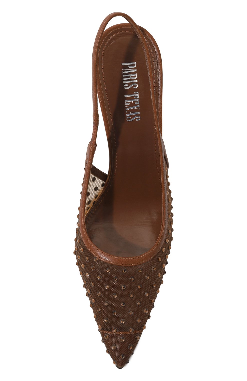 Текстильные туфли lidia 105 PARIS TEXAS коричневого цвета по цене 69100 руб., арт. PX1490/XTMSC, фото 6 Текстильные туфли lidia 105 PARIS TEXAS, арт. PX1490/XTMSC, фото 6