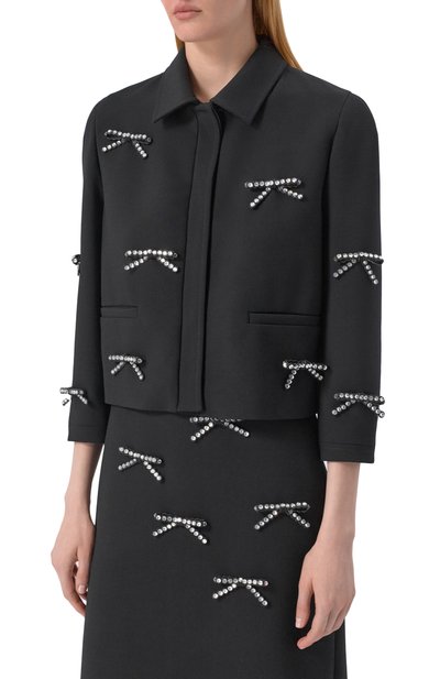 Жакет с отделкой стразами ELIE SAAB, арт. J0108, фото 3
