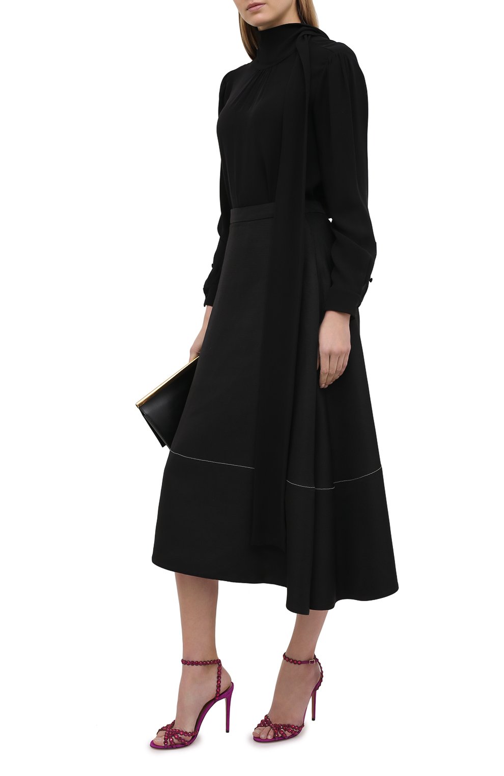 Замшевые босоножки tequila 105 AQUAZZURA, арт. TQLHIGS0-SUE-EX0, фото 2