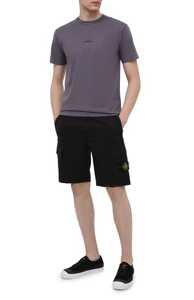 Хлопковые шорты STONE ISLAND, арт. 7415L0803, фото 2