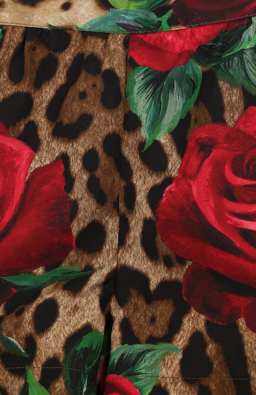 Хлопковые шорты DOLCE & GABBANA коричневого цвета по цене 11500 руб., арт. L5JQ47/HS5CM/2-6, фото 3 Хлопковые шорты DOLCE & GABBANA, арт. L5JQ47/HS5CM/2-6, фото 3