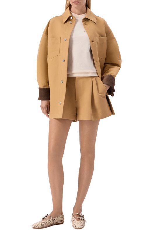 Кожаные балетки Classic Claudia Le Monde Beryl CLM-SNA-R0C Бежевый  CLM-SNA-R0C Фото 3