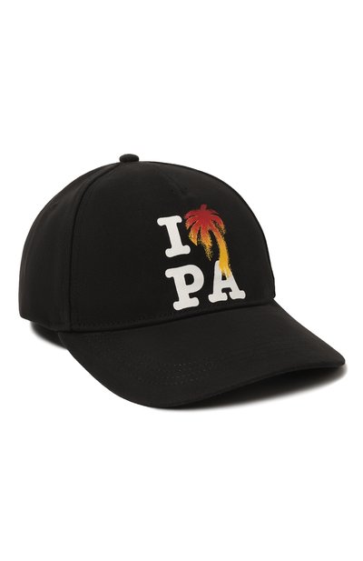 Мужская хлопковая бейсболка PALM ANGELS, арт. PMLB094F23FAB0061001