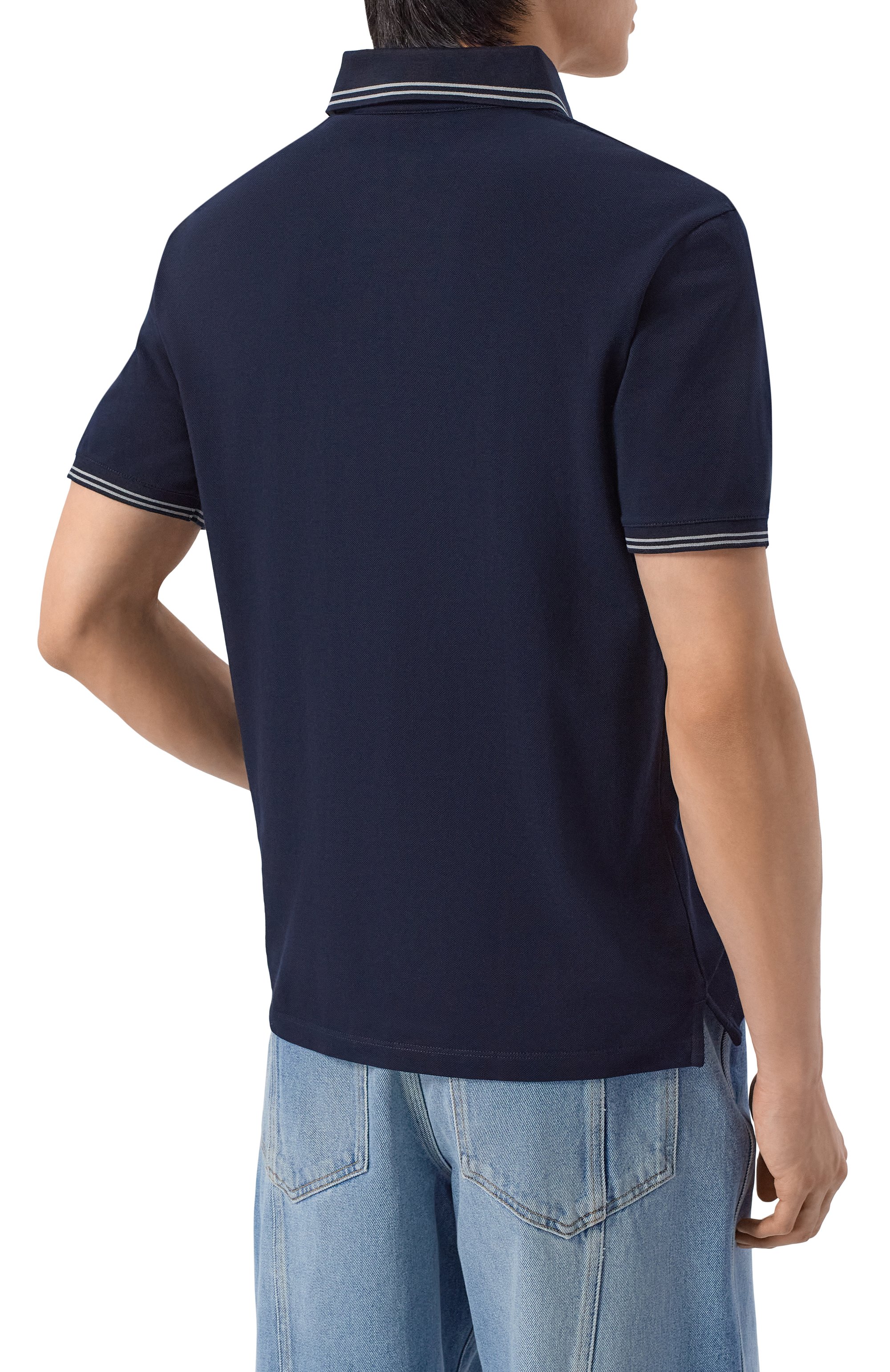 Хлопковое поло EMPORIO ARMANI, арт. EM005842/AF12955, фото 4