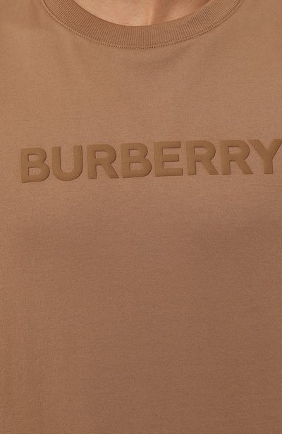 Хлопковая футболка BURBERRY, арт. 8055310, фото 5