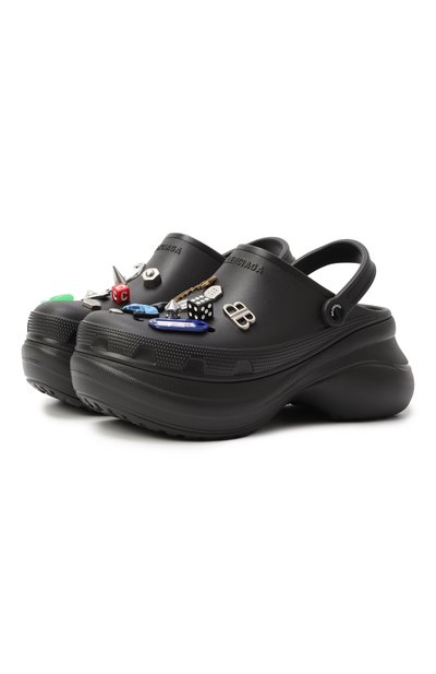 Мужские резиновые сабо balenciaga x crocs x jibbitz BALENCIAGA, арт. 720857/W0F0Y