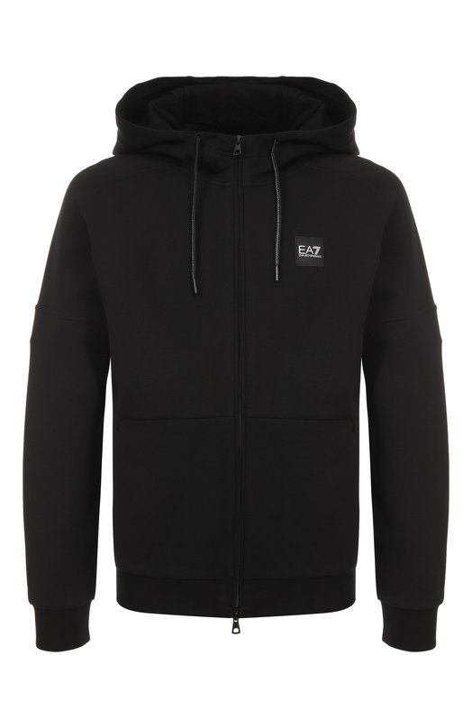 Хлопковая толстовка EA7 7M000910/AF10377 Чёрный 7M000910/AF10377